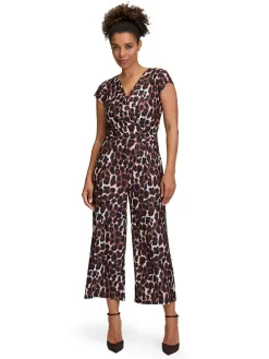 Jumpsuit bruin/zwart