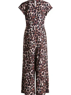 Jumpsuit bruin/zwart