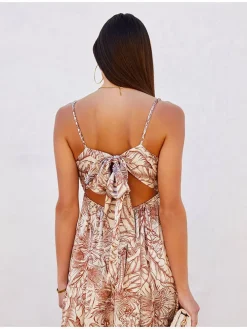Jumpsuit camel/beige