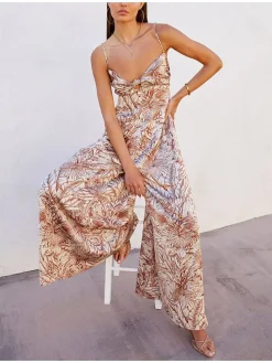 Jumpsuit camel/beige