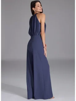 Jumpsuit donkerblauw