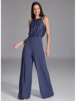 Jumpsuit donkerblauw
