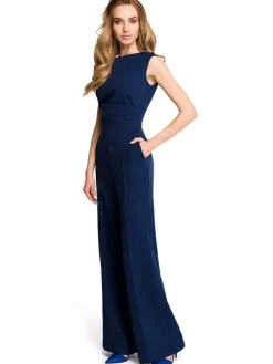 Jumpsuit donkerblauw