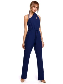 Jumpsuit donkerblauw