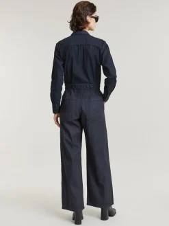 Jumpsuit donkerblauw
