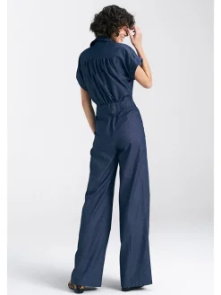 Jumpsuit donkerblauw