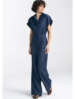 Jumpsuit donkerblauw