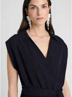 Jumpsuit donkerblauw