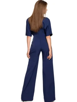 Jumpsuit donkerblauw