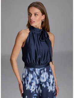 Jumpsuit donkerblauw