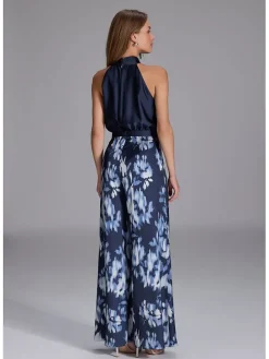 Jumpsuit donkerblauw