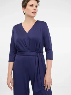 Jumpsuit donkerblauw