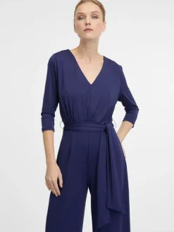 Jumpsuit donkerblauw