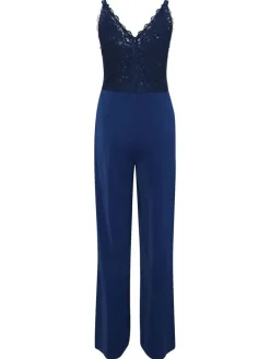Jumpsuit donkerblauw