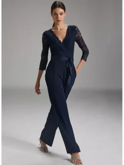 Jumpsuit donkerblauw