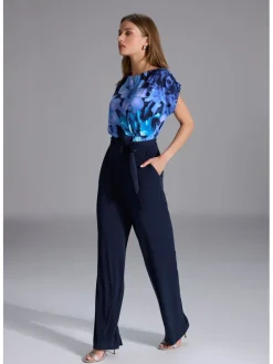 Jumpsuit donkerblauw