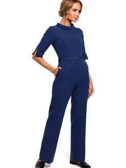 Jumpsuit donkerblauw