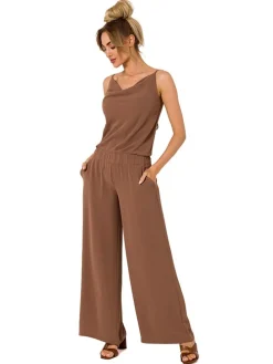 Jumpsuit lichtbruin