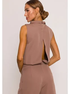 Jumpsuit lichtbruin