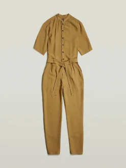 Jumpsuit okergeel