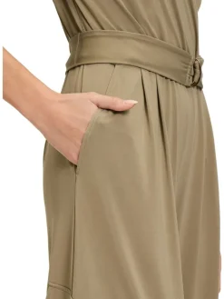 Jumpsuit olijfgroen