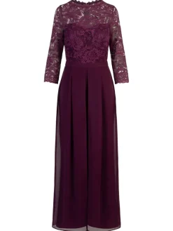 Jumpsuit pruimkleurig