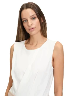 Jumpsuit wit/beige
