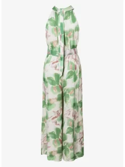 Jumpsuit wit/groen