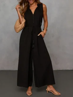 Jumpsuit zwart