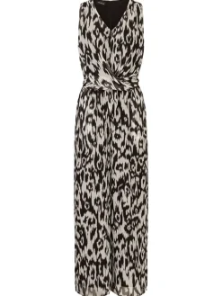 Jumpsuit zwart/lichtgrijs