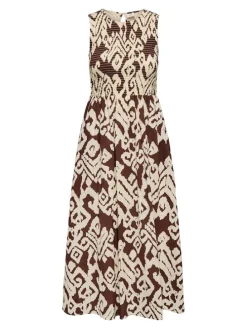 Jurk bruin/beige