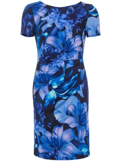 Jurk donkerblauw/paars