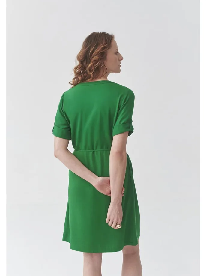Jurk "Oliwera" groen