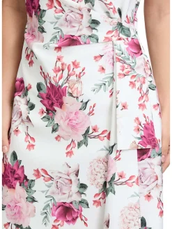 Jurk roze/crème