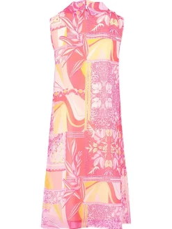 Jurk roze/geel