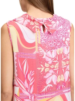 Jurk roze/geel