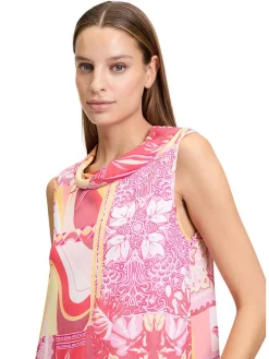 Jurk roze/geel