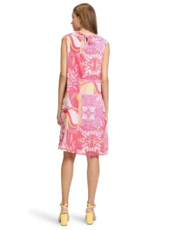 Jurk roze/geel