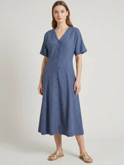 Jurk "Viana" blauw
