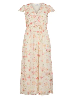 Jurk "Viemma" beige