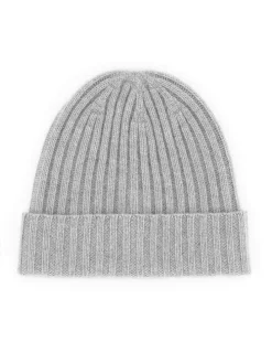 Kasjmieren beanie grijs
