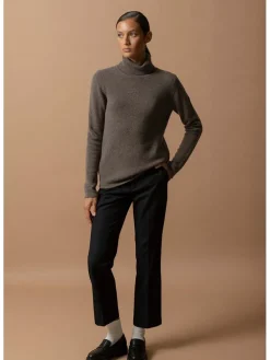 Kasjmieren coltrui "Willow" taupe