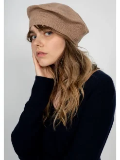 Kasjmieren muts "Paris" camel