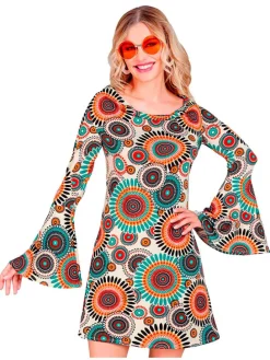 Kostuumjurk "60's" meerkleurig