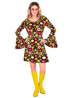 Kostuumjurk "60's" meerkleurig