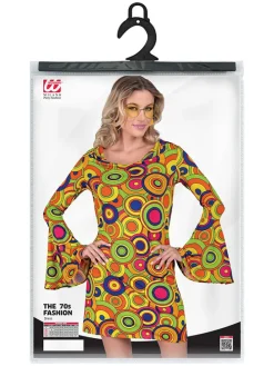 Kostuumjurk "70's" meerkleurig