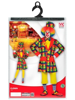 Kostuumtop "Clown" meerkleurig
