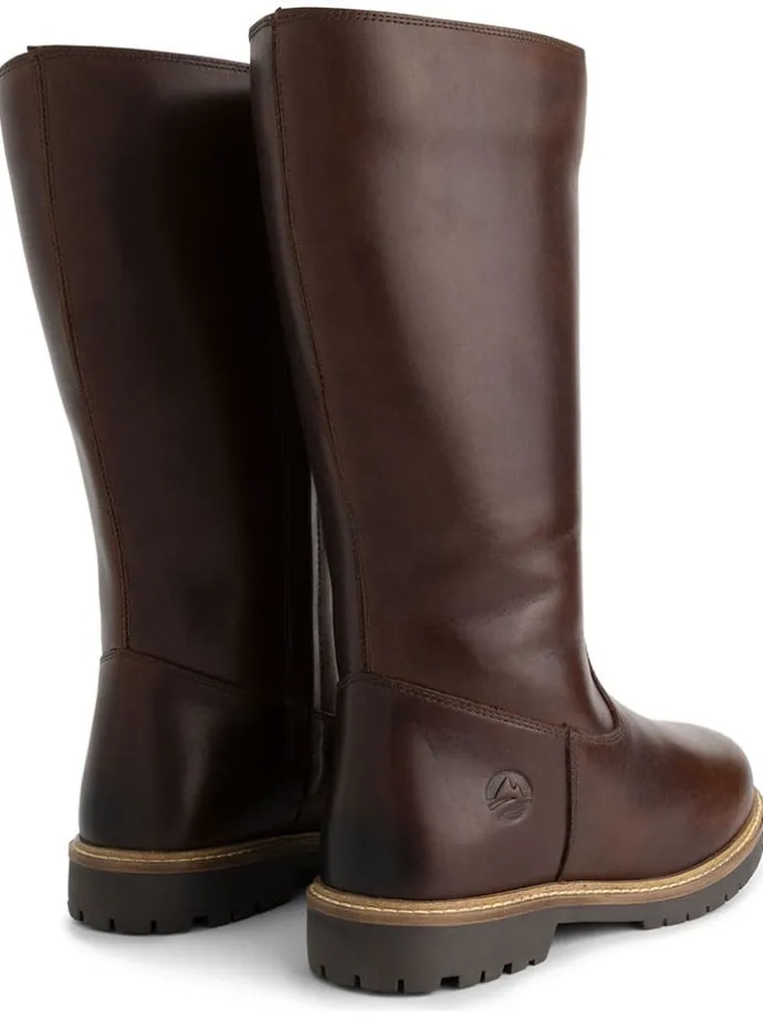 Leder-Stiefele "Vinstra" bruin