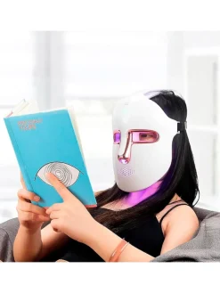 Ledgezichtsmasker wit