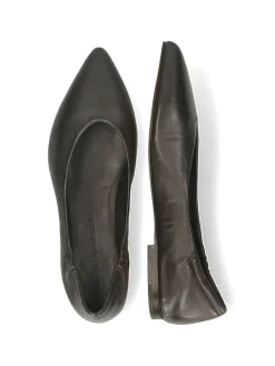 Leren ballerina's "Alora 1" bruin